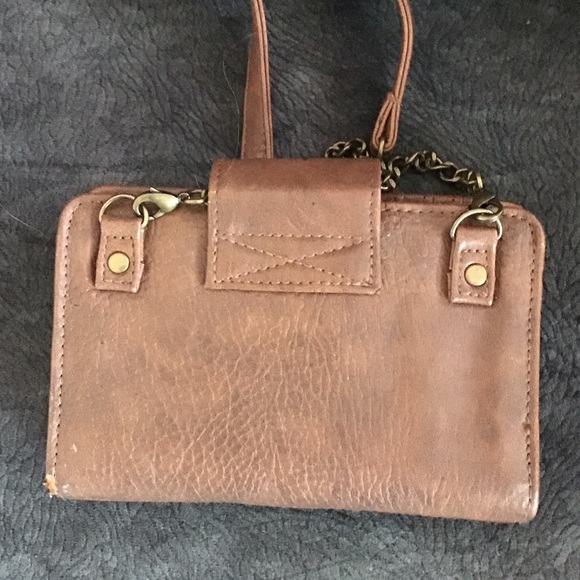 Vans Brown Quilted Crossbody Wallet - Picture 4 of 6